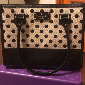 Authentic Kate Spade polka dot bag.